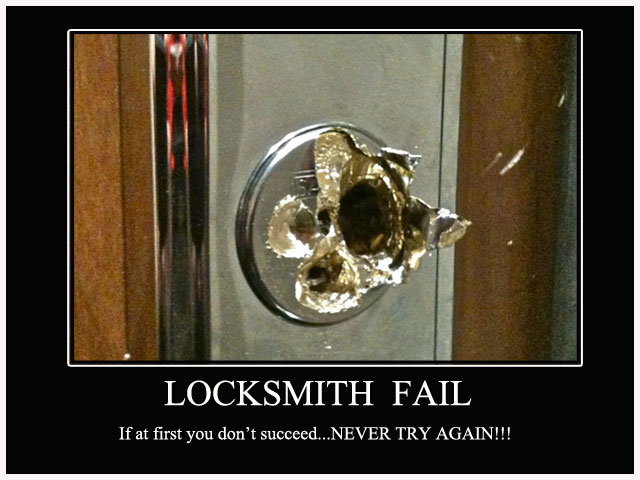 Locksmith Fail